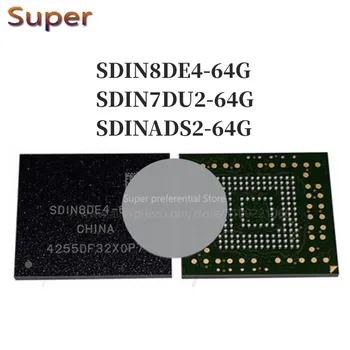 5 шт. SDIN8DE4-64 г SDIN7DU2-64 г SDINADS2-64 г BGA153 EMMC 4.5 64 ГБ