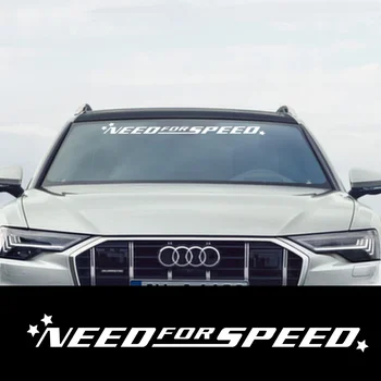  Наклейки для декора лобового стекла автомобиля Need for Speed для Audi BMW Benz Honda Hyundai Renault Dacia Чехол Аксессуары для автотюнинга