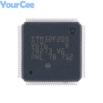 STM32F205 STM32F205VGT6 STM32F LQFP-100 Cortex-M3 32-разрядный микроконтроллер-MCU 120 МГц 1 МБ флэш-памяти ОЗУ 132 КБ 32F205VGT6 LQFP100 Чип